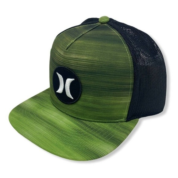 Hurley Men's Men's Block Party Fast Trucker Hat Cap - Green - Picture 1 of 5